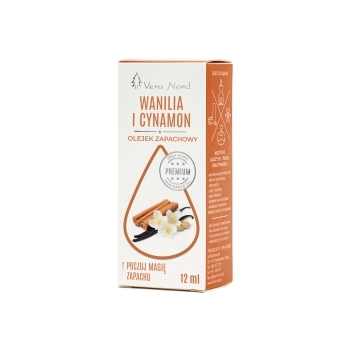 Vera Nord Olejek zapachowy Wanilia i cynamon, 12ml
