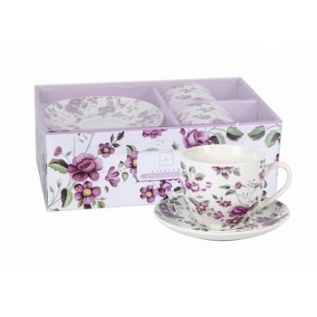 Kpl. 2+2 Filiżanka ze spodkiem 250 ml