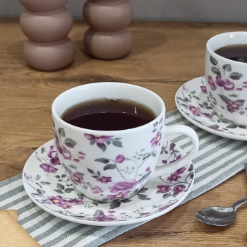 Kpl. 2+2 Filiżanka ze spodkiem 250 ml