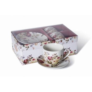 Kpl. 2+2 Filiżanka ze spodkiem 250 ml