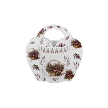 KUBEK W KOSZYCZKU Kosze Kwiatów LAWENDA